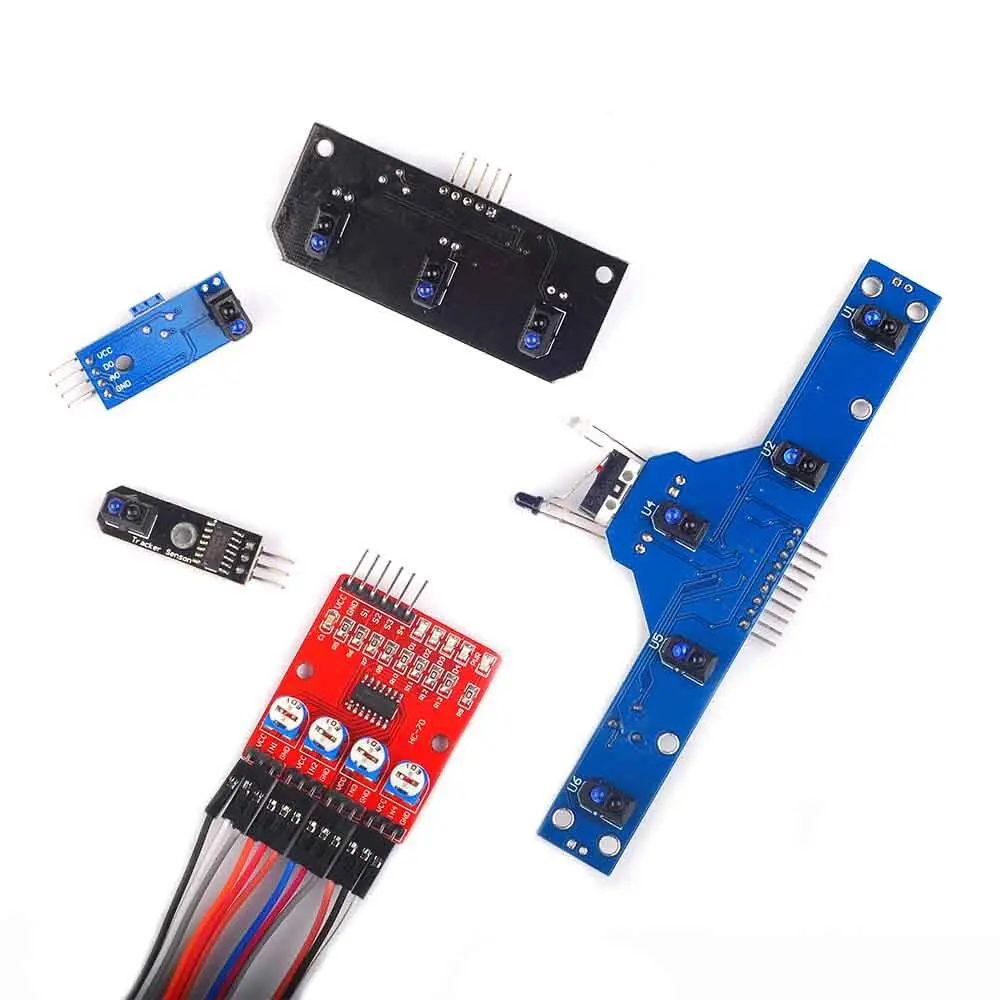 Infrared Tracing Sensor Module Obstacle Avoidance kit 1~5 Road 1 Channel 3 Channel 4 Channel 5 Channel Total 5pcs