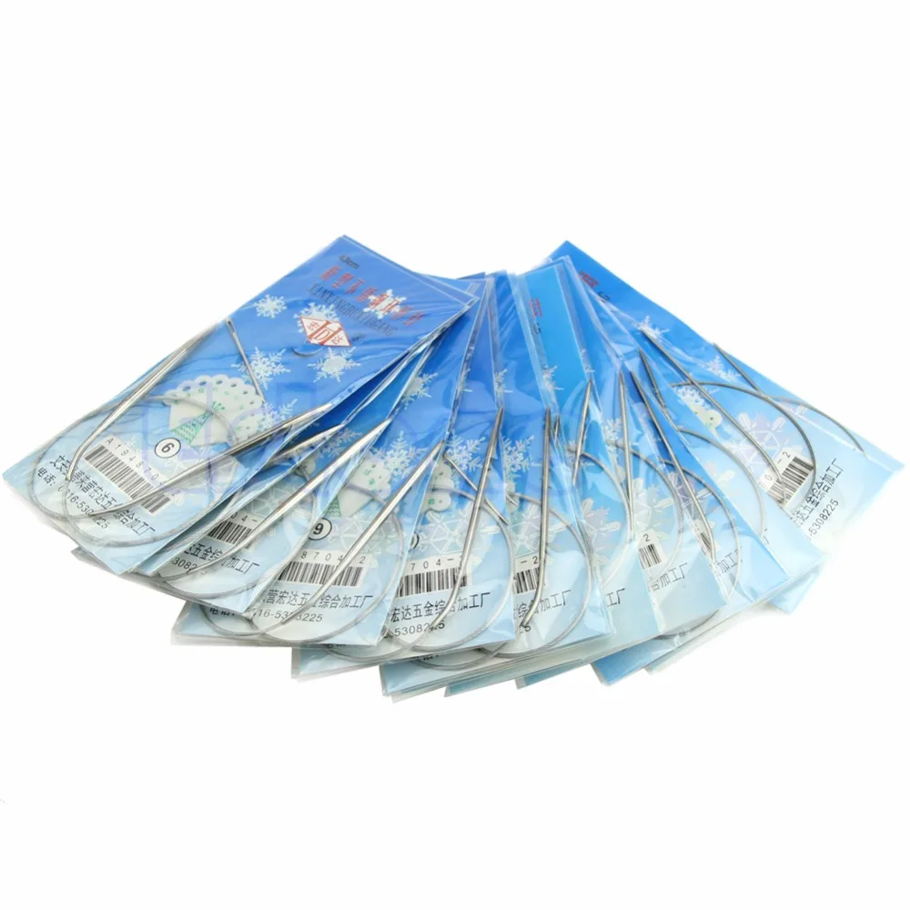 13 pcs 43 cm 65 cm Grootte UK6-18 Rvs Rondbreinaalden Knit Haak-W210