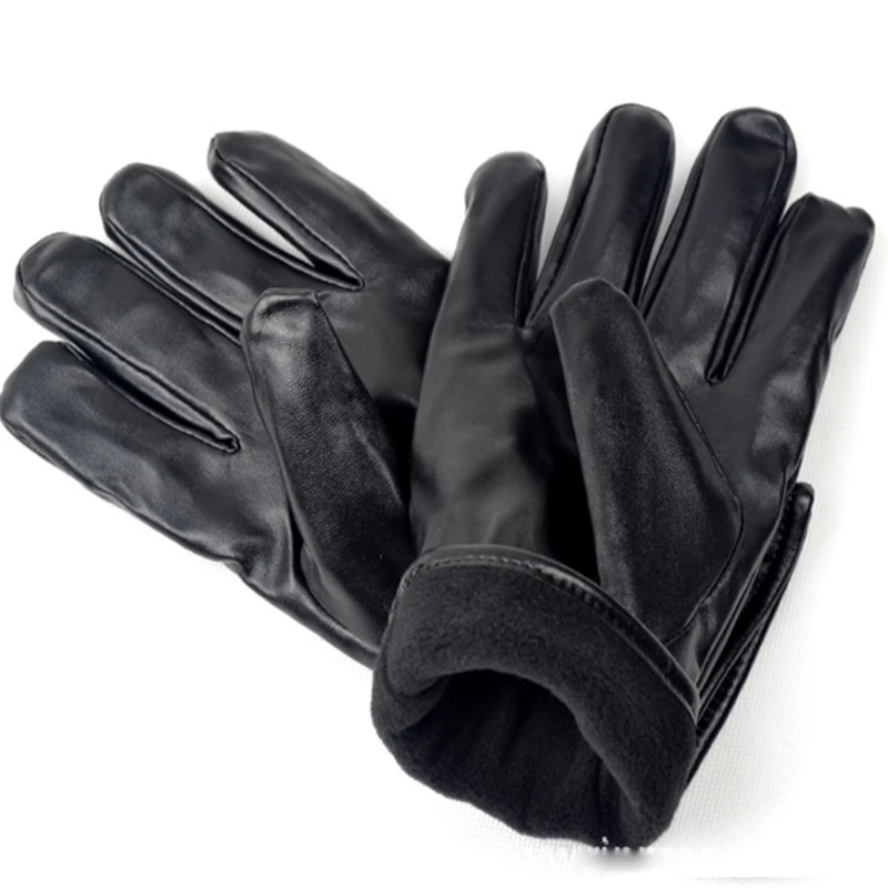 

Warm outdoors in winterCycling gloves PU leather bicycle bike gloves free shipping