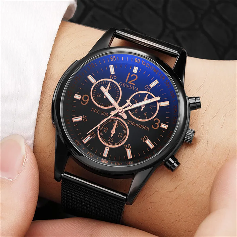 

Men's Watches Luxury Brand Quartz Wristwatches Full Steel Watchband Clock Men Business Casual Ceasuri erkek kol saati