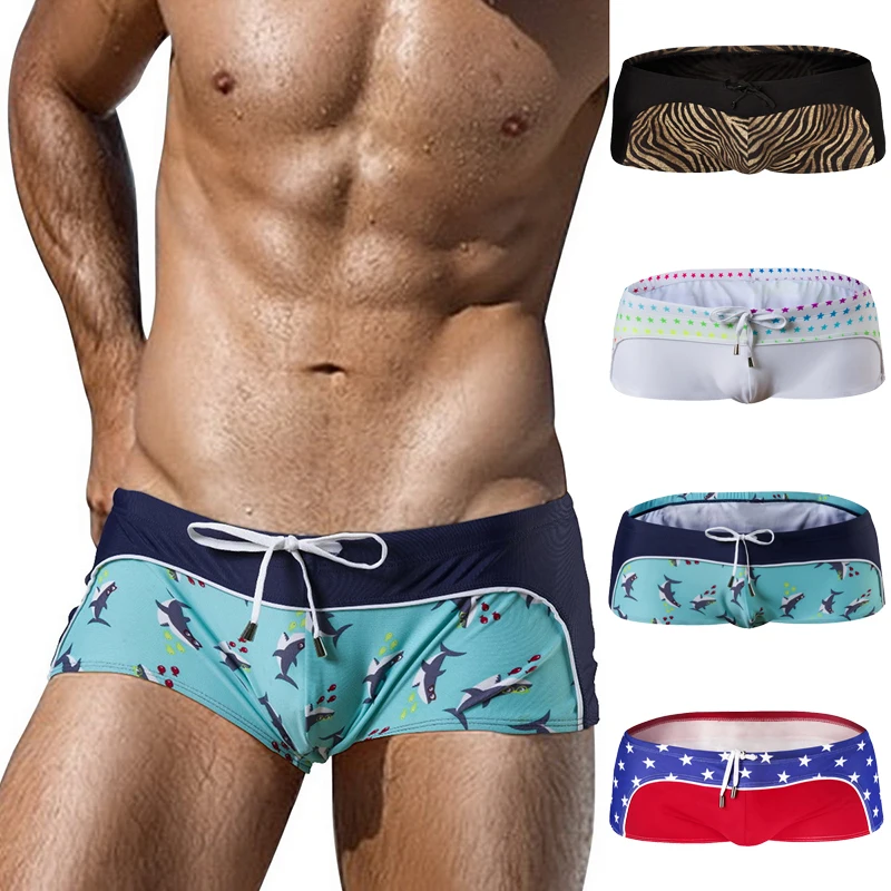 Swimwear férfiak Sportnadrág Ökölvívó Szörfdeszka part Borítólap Sort sportwear men's Áztatás Úszás Angol kosztüm Fürdőtrikó beachwear bottoms