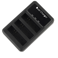 Clownfish For Xiaomi Mijia Mini 4K Action Camera Batteries Charger LED USB 3 Slots Dual Charging Case Battery Power Accessories