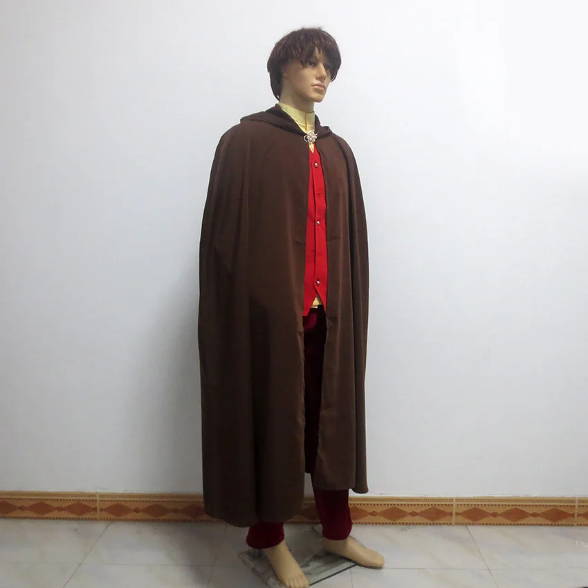 Frodo Baggins Suit Christmas Party Halloween Uniform Outfit Cosplay Costume Customize Any Size