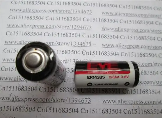 

HOT NEW ER14335 14335 3.6V 2/3AA 1601MAh-2000MAh Type capacity lithium battery