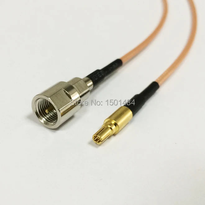 

New FME Male Plug Connector Switch CRC9 Convertor RG316 Wholesale Fast Ship 15CM 6" Adapter