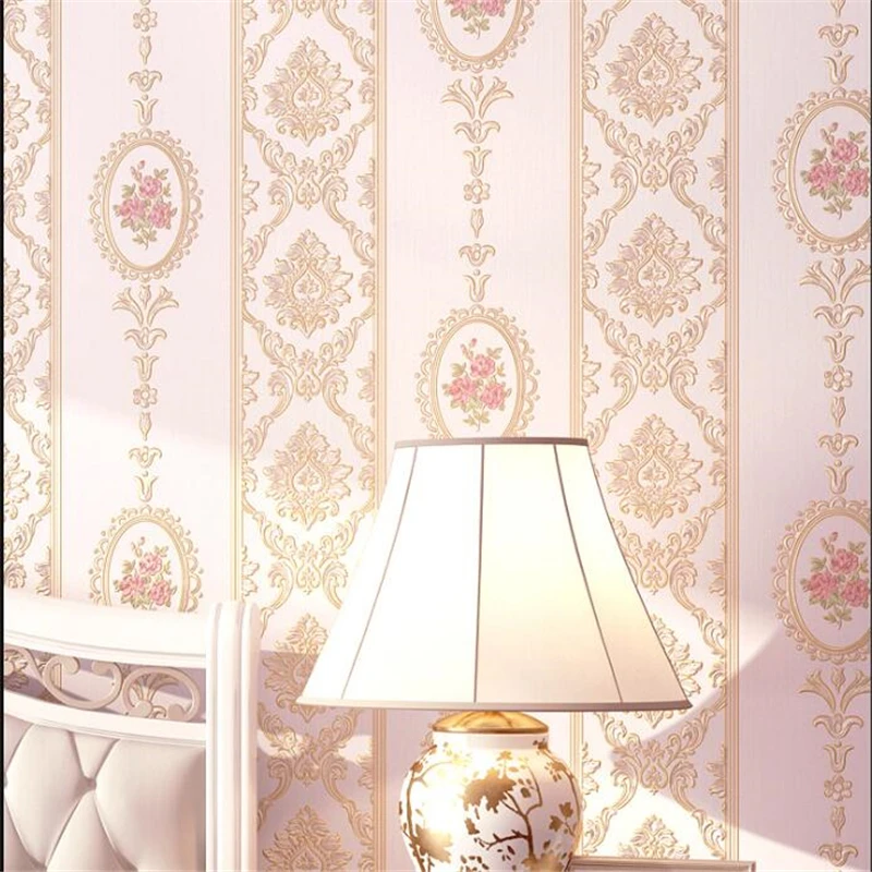 beibehang Rural style home wallpaper small floral small fresh flowers bedroom living room warm romantic wedding room wallpaper