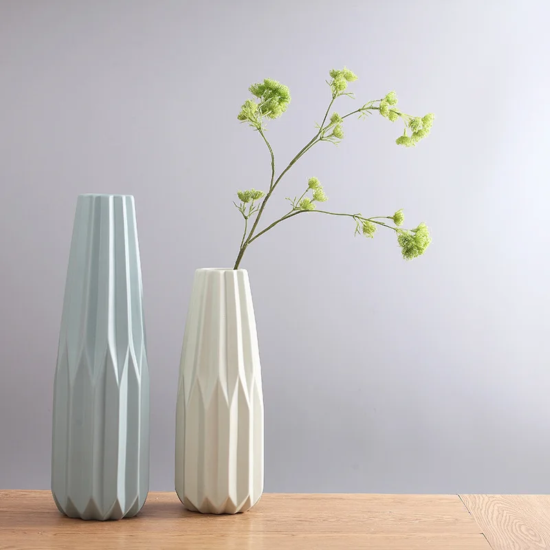 The Art Of Origami Ceramic Flower Vase, Modern Style, Flexible Design, Home Decoration, 1Pc