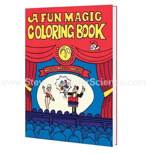 A Fun Magic Coloring Book - Large Size - Magic Tricks,Mentalism,Stage Magic Props,Card,Magic Accessories,Gimmicks,Close-Up