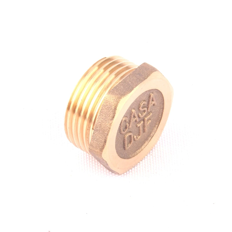 3pcs 3/4 Inch Male Thread Copper Hose Plug Garden Irrigation Copper End Cap Plumbing Fittings