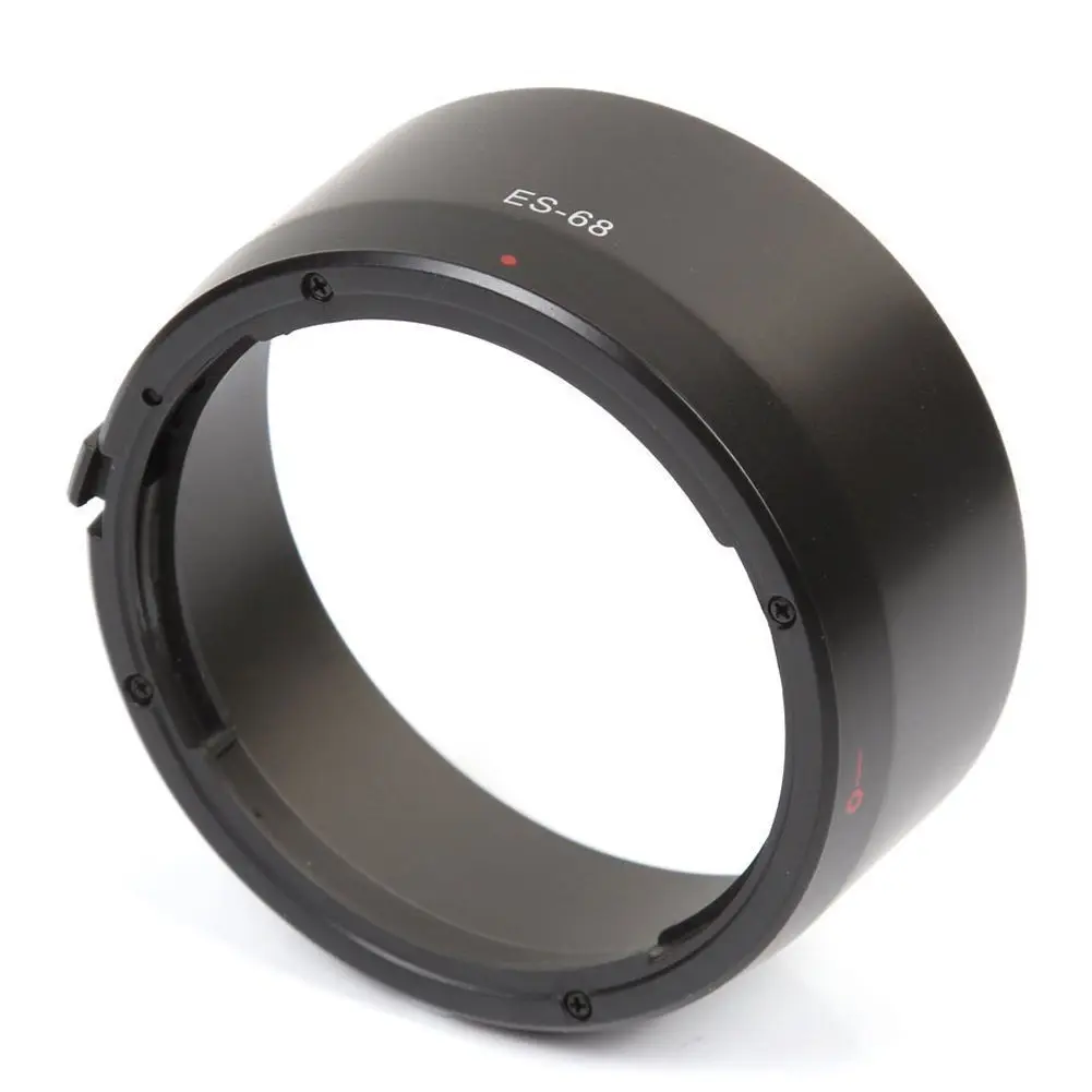 Cubierta de lente de cámara ES68 ES-68, Protector de lente para Canon EOS EF 50mm F/STM 1,8 Para 49mm, accesorios de cámara
