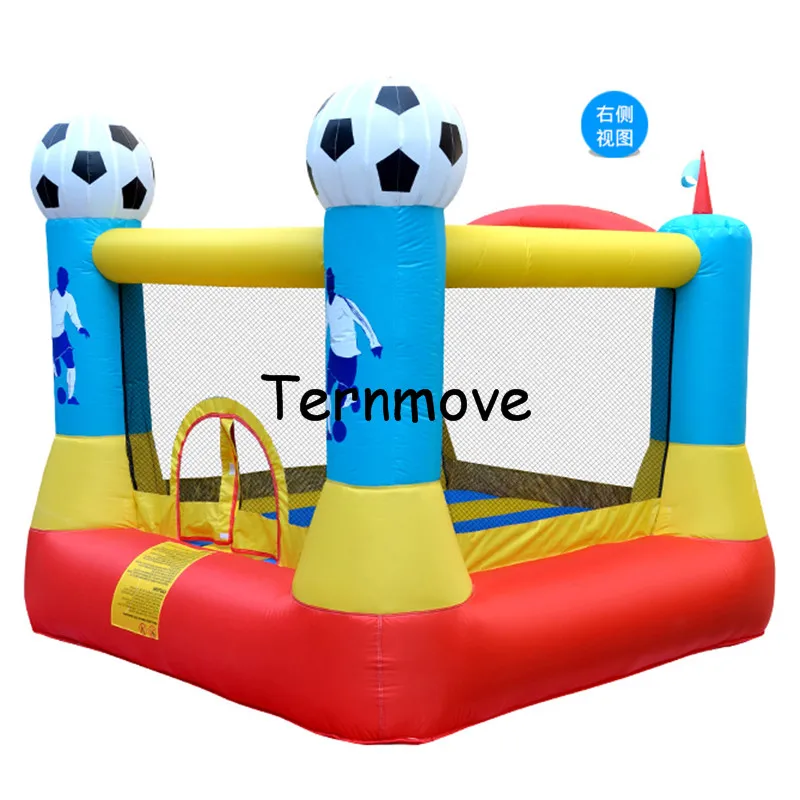 inflatable football Bounce House with Blower Indoor Outdoor soccer Moonwalk Inflatable Bouncer Jump 'n Slide Bouncer jumper