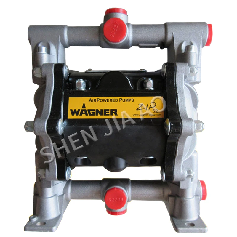 1PC Coating Diaphragm Pump ZIP-52 Double Diaphragm Low Pressure Large Flow Aluminum Alloy Pump Coating Diaphragm Pump