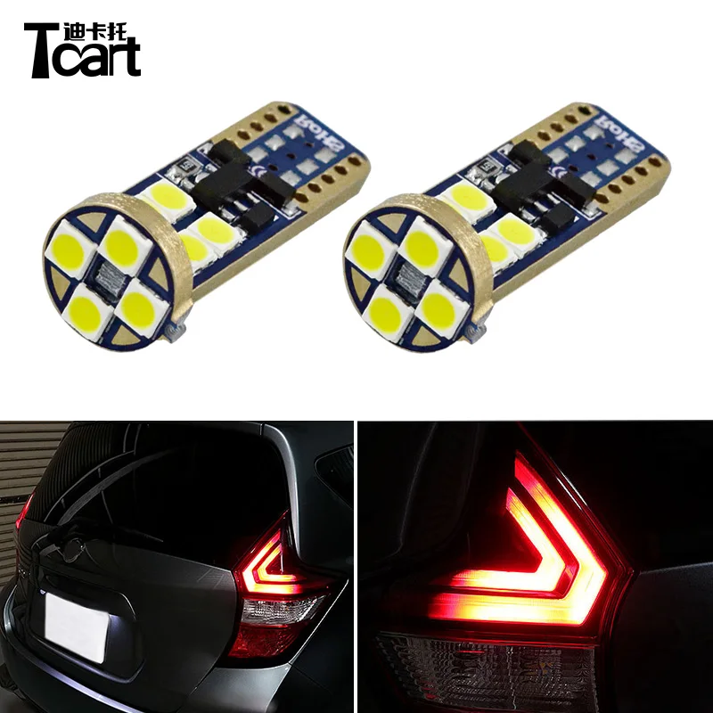 Tcart Canbus T10 Auto LED Night Driving Lights led work lights car lamp bulbs For Nissan Note E12 2012 2015 2017