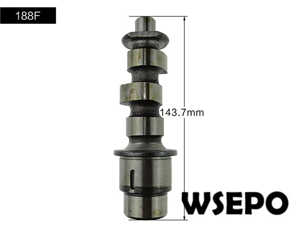 Top Quality! Camshaft for 186F/188F 9HP~11HP Air Cooled 04 stroke Diesel Engine