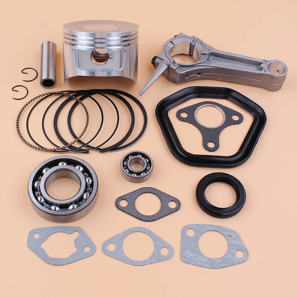 88MM Piston Ring Connecting Rod Bearing Seal Gasket Kit For HONDA GX390 188F 13HP 6.5KW 4-Stroke Engine Motor Gasoline Generator