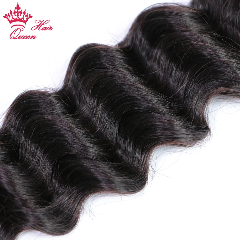 Queen Hair Official Store Peruvian Natural Wave Bundles 100% Human Weave Virgin Raw Hair Extensions Natural Color Fast Shipping