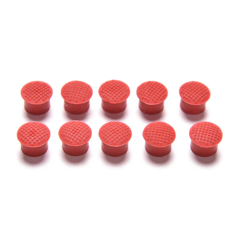 10pcs Laptop Nipple Rubber Mouse Pointer Cap for IBM Thinkpad Little TrackPoint Red Cap for Keyboard Trackstick Guide