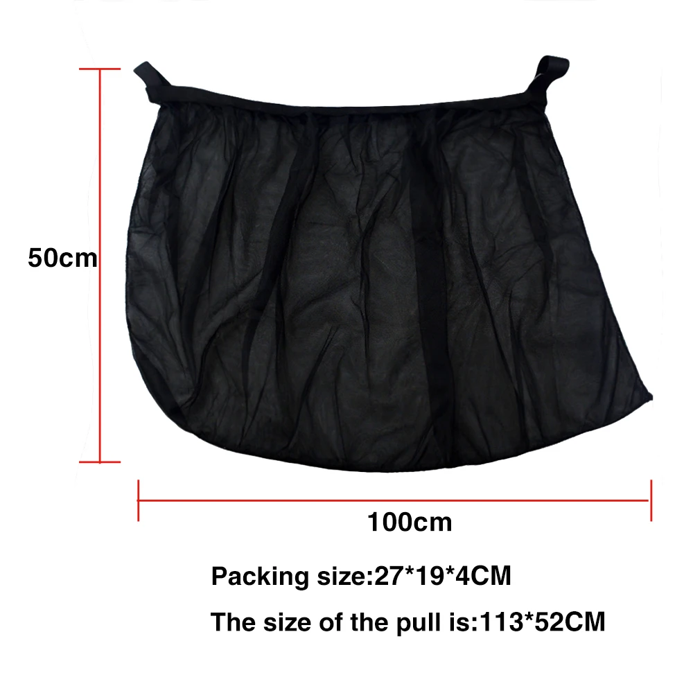 2Pcs/lot Car-Styling Car Sun Shade Window Cover Sunshade Curtain UV Protection Shield Visor Mesh Dust image 3