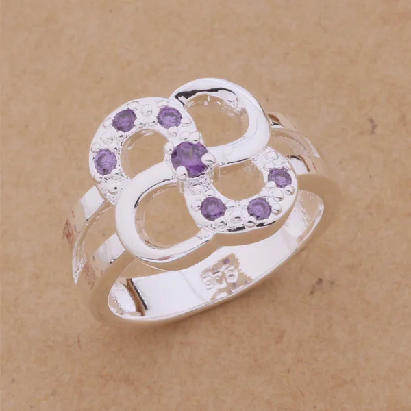 wholesale High quality silver plated Fashion jewelry rings WR-329