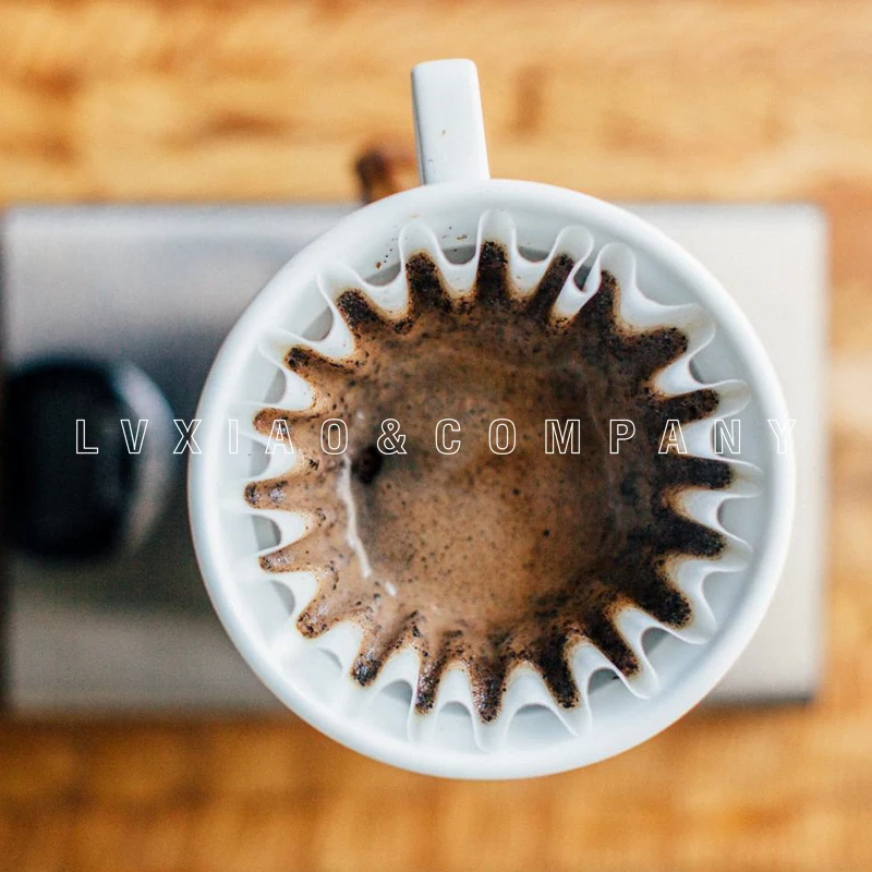Kalita Wave Paper Filter 50 Sheets Pour Over Coffee Filter 155# for 1 To 2 Cups/185# for 2-4 Cupsr 50p Hand Brew Paper Filters