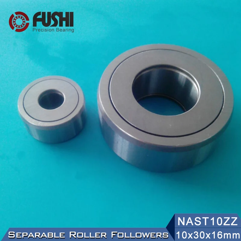 

NAST10ZZ Roller Followers Bearing 10*30*16mm ( 1 PC ) Separable Type With Side Plates NAST10UUR Bearings