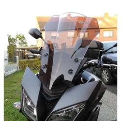 Motorcycle Double Bubble Windshield WindScreen Screen For 2015 2016 2017 Yamaha FJ 09 FJ09 MT09 MT-09 Tracer 900 Smoke Black