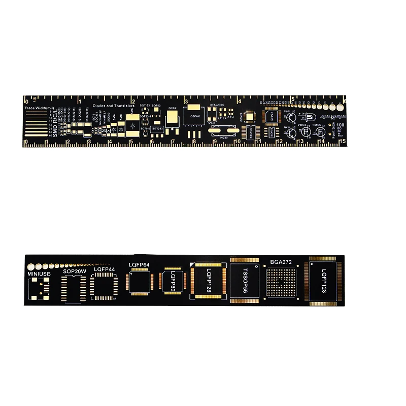 15cm 5.9inch PCB Ruler Measuring Tool Resistor Capacitor Chip Diode Transistor Package for DIY for Orange Pi Raspberry Pi 4B 3B+