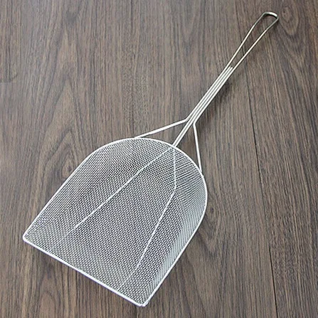 

Stainless steel diesel shovel slag spoon oil filter mesh Strainers colander greaves filter fried chicken special tools