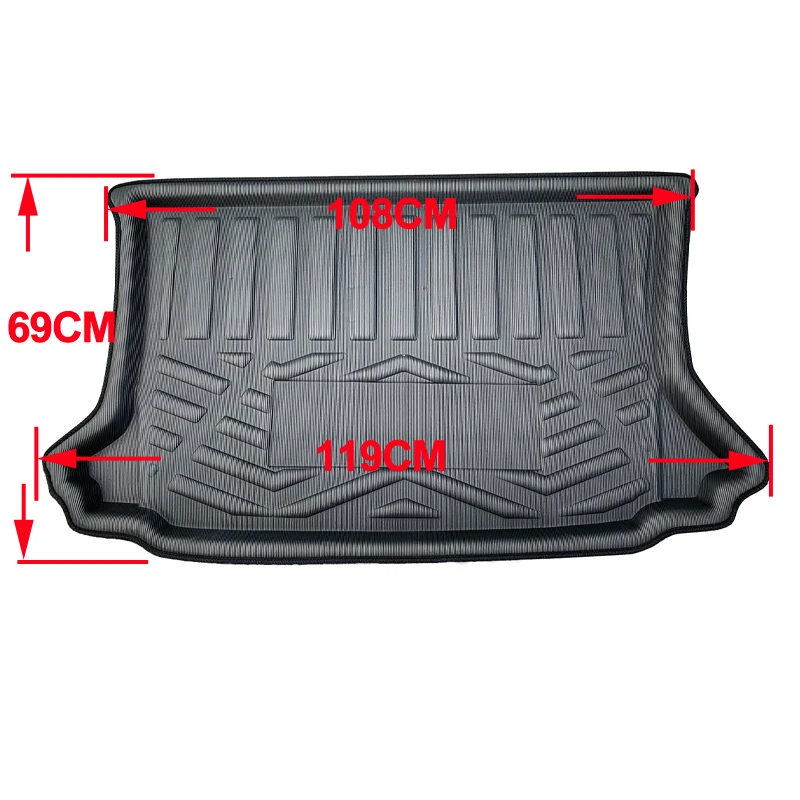 Car Rear Boot Cargo Liner Trunk Floor Mat Carpets Luggage Tray Mats Pad Mat Carpet For Ford Ecosport 2013 2014 2015 2016 2017