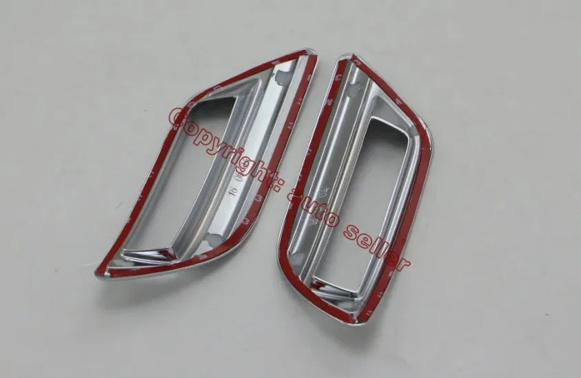 ABS Chrome Rear Fog Light Lamp Cover Trim For Nissan Sentra 2016 2017 Car Accessories Stickers W4