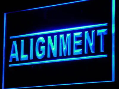 i808 Alignment Service Window Display Decor Neon Light Light Signs On/Off Swtich 20+ Colors 5 Sizes