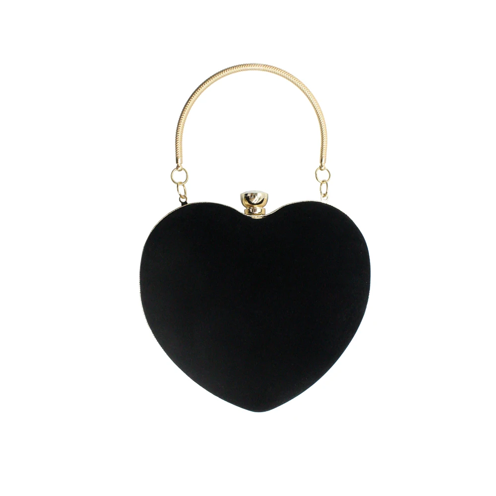 2023 Party Bags Heart Love Clush Purses for Girls Velvet Clutch Bag Women\'s Luxury Designer Handbag Clutch Party Bags for Women