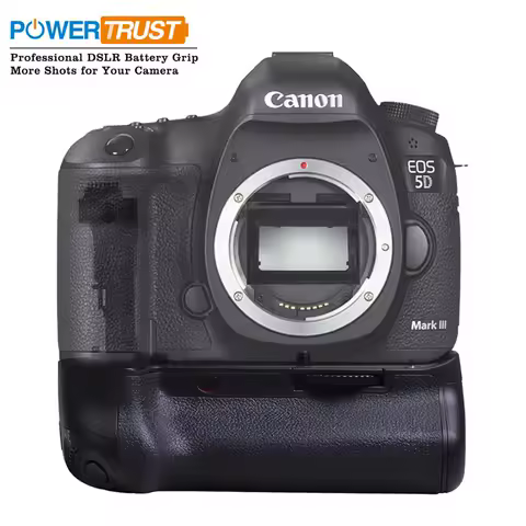 Powertrust Profesional BG-E11 Battery Grip for Canon 5D3 5DIII 5DMark III 3 5DS 5DSR work with LP-E6 /AA Battery