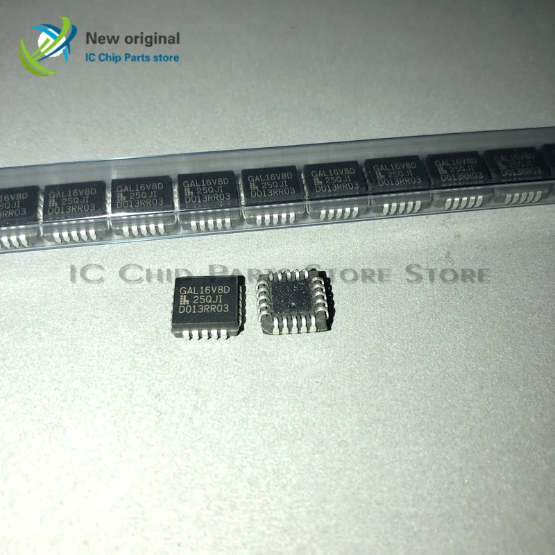 Chip IC integrado GAL16V8D PLCC20, 4/GAL16V8D-25QJI, nuevo y original