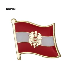 Austria flag pin lapel pin badge  Brooch Icons 1PC KS-0020