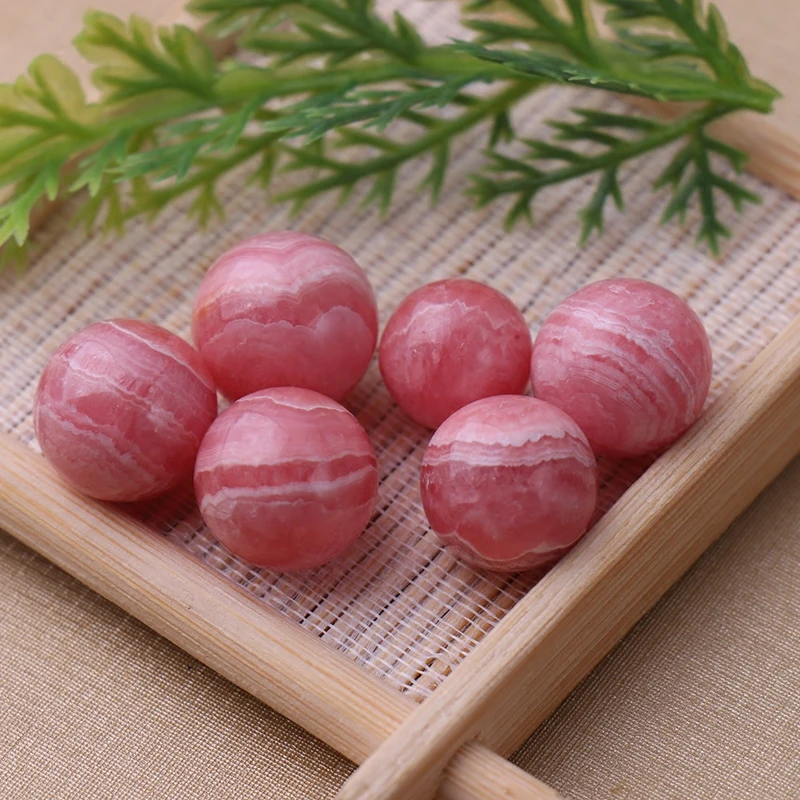 Rhodochrosite round  pink  6/8/10/12/14/16mm  for DIY jewelry making loose beadsFPPJ wholesale nature gemstone