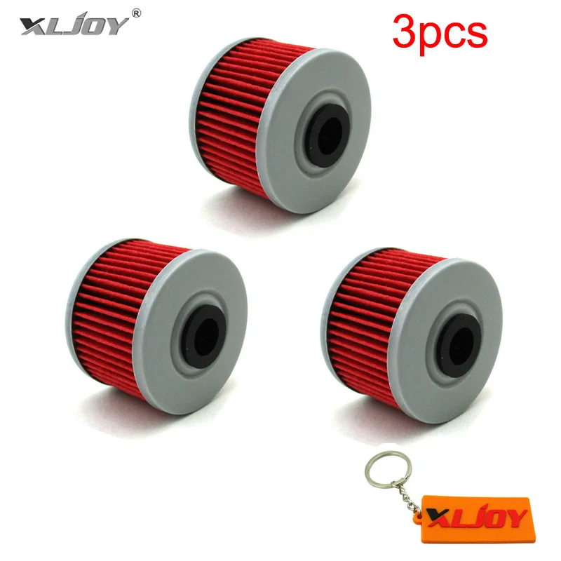 3x Oil Filter For Honda CBR300R CB300F CBR250R CRF250L XR650L Kawasaki KSR110 KLX140L KLX110L KLX125 KLX250S KL250 KLX300R 300