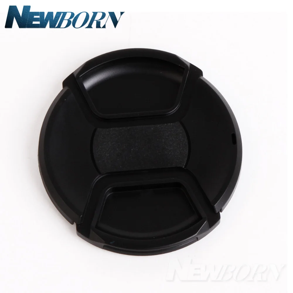 10pcs 49mm 52mm 55mm 58mm 62mm 67mm 72mm 77mm Center Pinch Snap-on Front Lens Cap For Camera Lens Filters