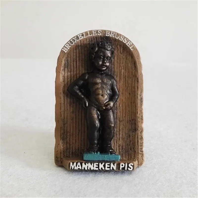 

Belgium Brussels Manneken Pis Tourist Travel Souvenir Decorative Resin Fridge Magnets