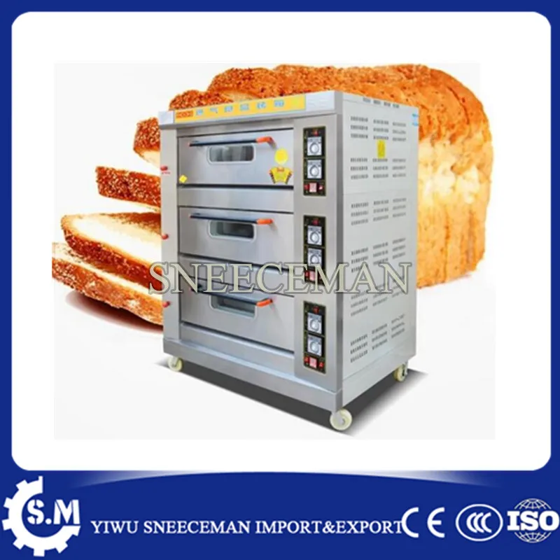 

3layers 6trays GAS oven machine
