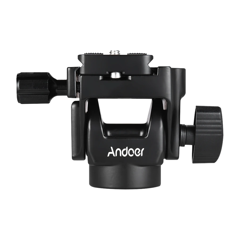 Andoer M-12 Monopod Tilt Head Panoramic Head Telephoto Bird Watching with Quick Release Plate