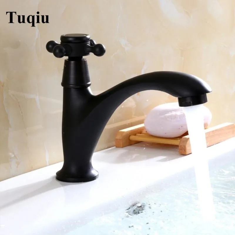 Single Cold tap Antique Brass Deck Mounted Basin faucet cold faucet Single Cold Basin Faucet Out door  Faucet