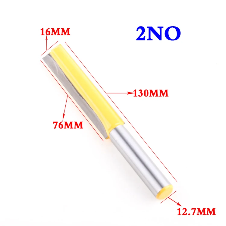 1Pcs 1/2" Shank Long Cleaning Bottom Router Bit Cutter CNC Woodworking Clean Bits