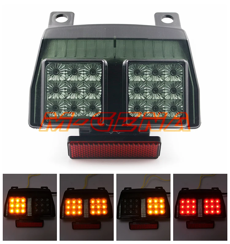 Motorcycle LED Rear Turn Signal Tail Stop Light Lamps Integrated For 748 916 996 94 95 96 97 98 99 00 01 02 03 998 02-04