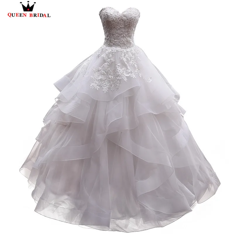 Custom Size Baljurk Sweetheart Kralen Kant Kralen Formele Trouwjurken Bridal Bruidsjurken 2022 Vestido De Noiva WD101