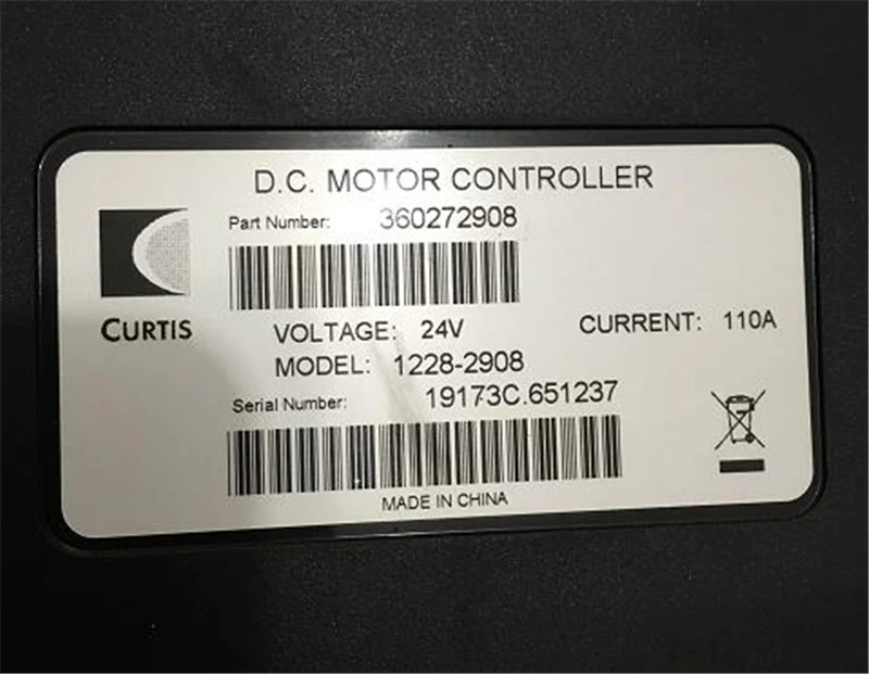 FREE SHIPPING Assured CURTIS 110A 24V Permanent Magnet CONTROLLER 1228 2908 for Electric Pallet Trucks