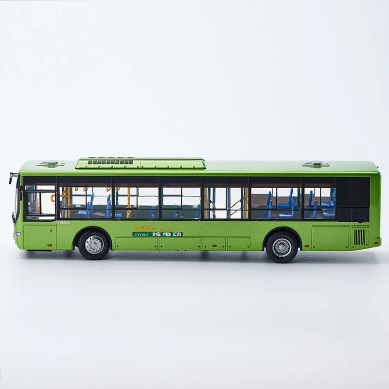 Collectible Alloy Model Gift 1:42 Original Yutong E12 Pure Electric Bus City Transit Bus Vehicle DieCast Toy Model Decoration