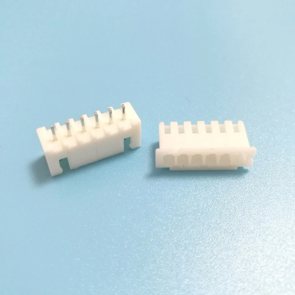 50 PCS XH2.54 Lurus Pria Pin Header + Perumahan + Terminal 6 P Connector Assortment Kit 2.54mm