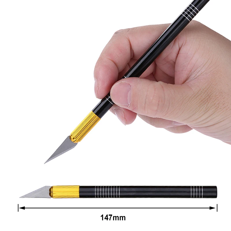 10pcs/lot DIY Craft Artwork Cutting Knife Hobby Engraving Carving Knife Chiseling Model Repairing Sculpture Knife