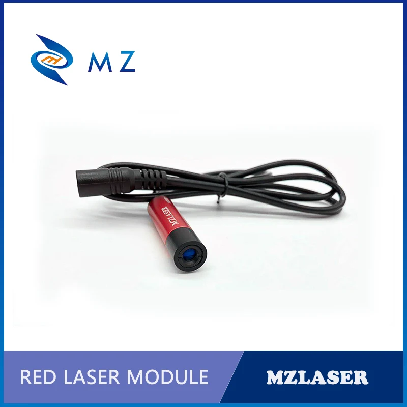 Di Vendita caldo 635nm 5mw Industriale Diodo di Messa A Fuoco Regolabile Red Dot Modulo Laser